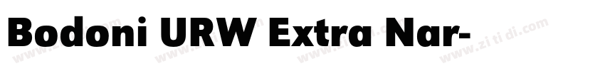 Bodoni URW Extra Nar字体转换 Bodoni URW Extra Nar字体转换
